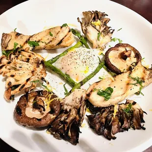 Warm mushroom salad - so good!