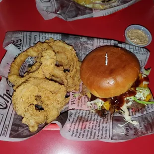 The Rebel &amp; Onion Rings