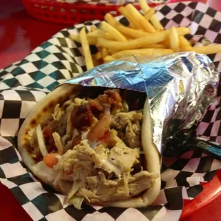 Chicken and Bacon Pita Sandwich
