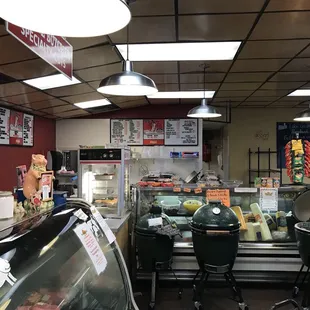 Looking towards the deli counter