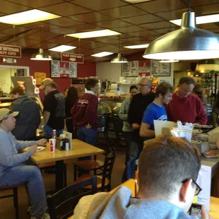 Typical Saturday at the block.