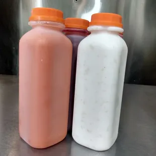 Coppin, Irish Moss, carrot ginger, and beet carrot, ginger homemade juiced