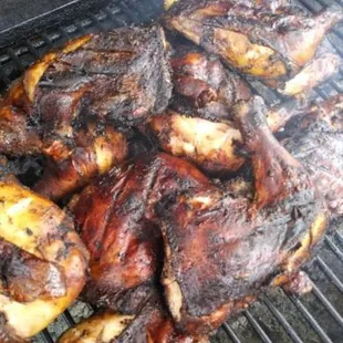 Jerk chicken the Coppin way