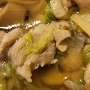 Chicken and vegetable soup