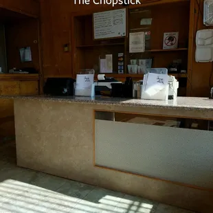 The front counter @ The Chopstick