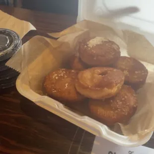 Try these doughnuts with the dipping sauce, unreal!