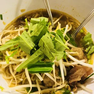 Hawaiian-Asian Pho soup