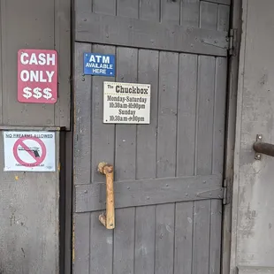 the entrance to a restaurant