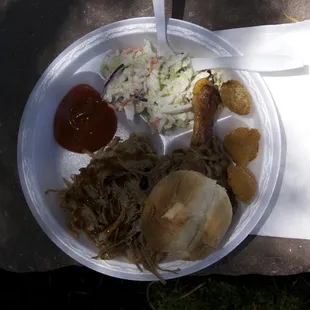 Wonderful plate of food from The Chuck Wagon Catering.