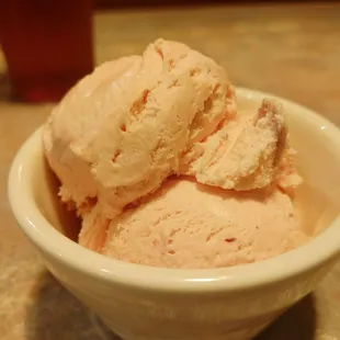 a bowl of ice cream