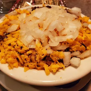 a bowl of food