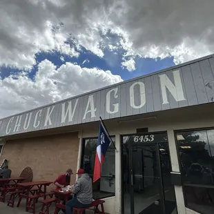 The front of the building that they are moving into on May 17