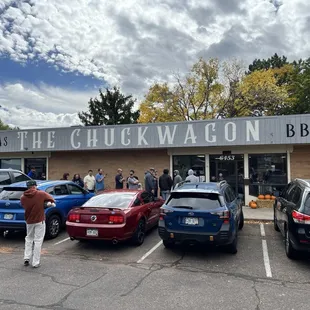 Line started at least 30 mins before opening