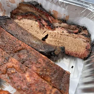 Brisket and ribs
