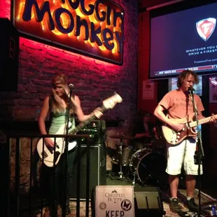 Cool rocking action shot!