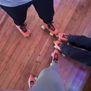 rental roller skate is so comfortable