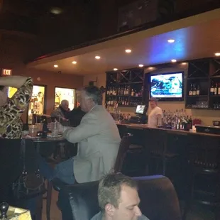 Decent cigar bar, not many cigar smokers tho.