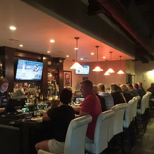 FULL BAR specializing in high end bourbon and scotch.