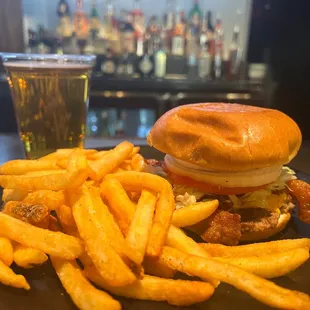 $15 Burger fries and PBR on Wednesdays!
