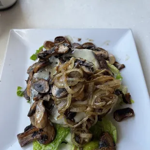 Mushroom burger w/o bun