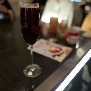 Drink so bubbly and perfect, I took a pic twice