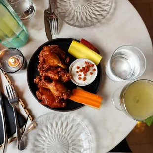 Confit wings- a must