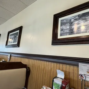 City Diner - booths wall photos. 4/18/24