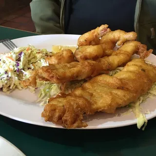 4 Prawns and Fish Combo Platter