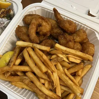 6 Prawns Combo Platter