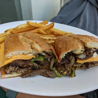 Philly Cheese Steak Sandwich