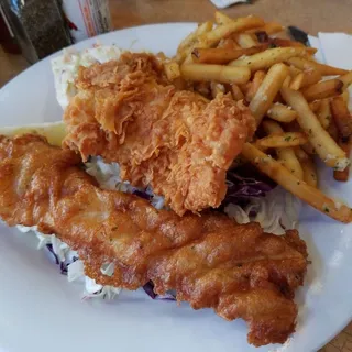 Chicken and Fish Combo Platter