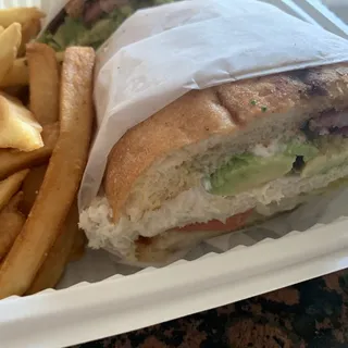 Ciabatta Crab Sandwich