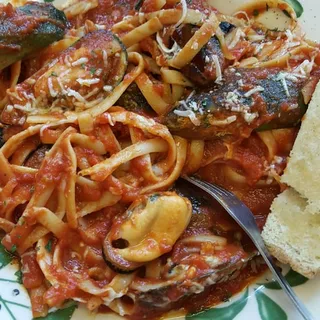 Pasta with Clams and Mussels