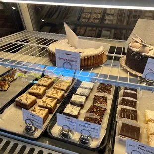 Check out the luscious homemade desserts!!