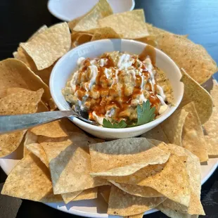 Corn and Poblano Queso