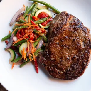 a plate of food