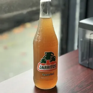 a bottle of jarritos