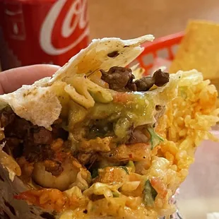 Super Burrito Steak &amp; Shrimp