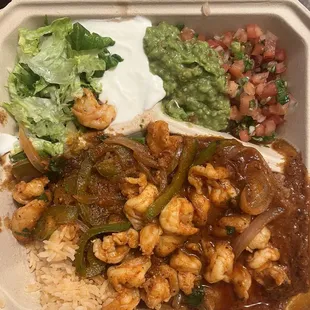 Camarones a la Diabla Plate