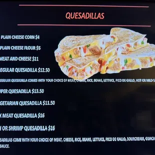 Quesadillas, 2024