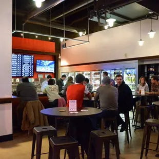The Civic Taproom, a 49-seat bar, is home to 22 taps pouring beer, wine and cider and a bottle shop stocked with hundreds of bot