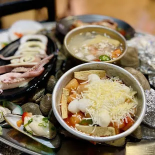 oysters and mussels, food
