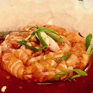 Salmon tartare
