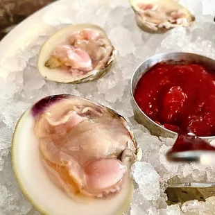1/2 Dozen clams
