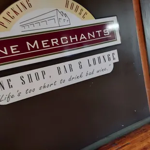 the wine merchant&apos;s sign