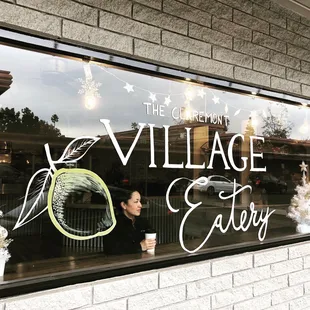 Awesome window to people watch!
