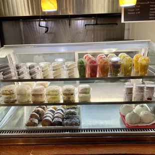 Fresh fruit, Deli salads, Cakes, and more