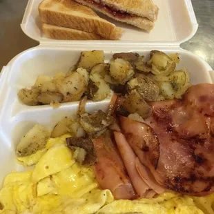 Breakfast box. $5.50