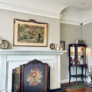 This room inside the entrance is gorgeous.