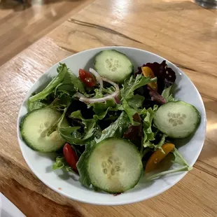 Boring side salad